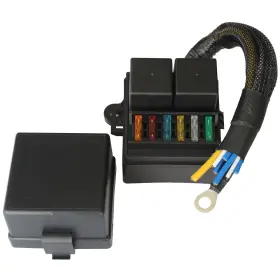 769310913034 BLKGJTF Wired Fuse Relay Box Slots Atc Ato