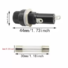 FHEPMSC-6X30-B4 BLLNDX Fuse Holder Ac #3