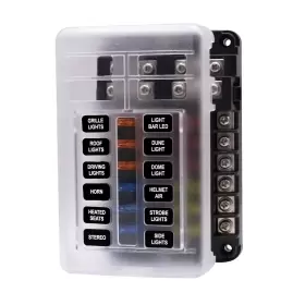 313094668682 BLUEFIRE Blade Fuse Box Holder Standard Circuit #2