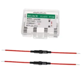 F5AL125V BOJACK Fuse Holder Inline Screw Awg Wire