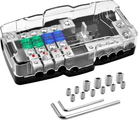 744759260840 BOLIPOEQ Fused Power Distribution Block Car Midi