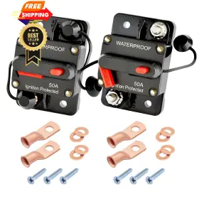 BREAKER-50A-2PCS BOLIPOEQ Circuit Marine Boat Trolling