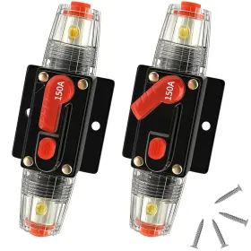 803173712189 BOLIPOEQ Circuit Breaker Waterproof Inline Fuse