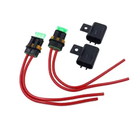 605500304698 BOXYOUPING Inline Fuse Holder Waterproof Blade