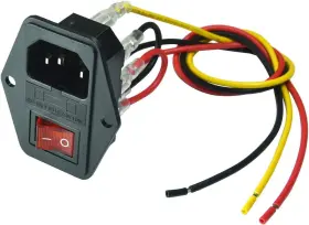 DE-14-F6 POWER Filshu Socket Inlet Module Plug Switch Screw