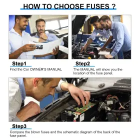 12354 Para Auto Surtido Accesorios Carro Fusible Repuesto Kit #3