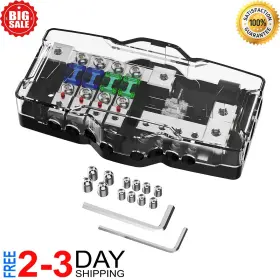 45265 POWER Fused Distribution Block Car Audio Midi Mini Anl