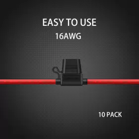 723508455119 PACK Awg Inline Fuse Holder Volts Blade #3