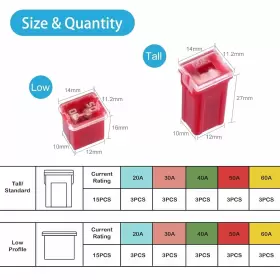 AD123 BOX Jcase Car Fuse Tall Std Kit #3