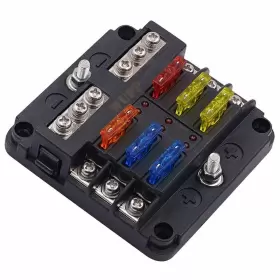 CS-664A1 VOLT Fuse Block Waterproof Boat Panel Led Warning
