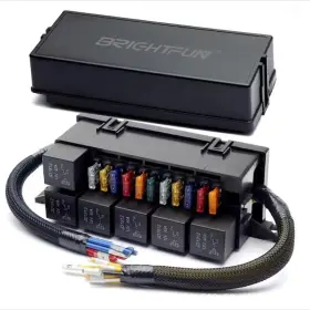 FK-BXSH11 BRIGHTFUN Relay Fuse Box Atc Ato Panel
