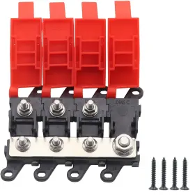 BR3WS BRLIANTUX Fuse Holder Marine Boat Car Audio Copper Midi