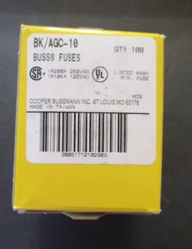 742678936198 BUSSMANN Box Fuses Bk Buss Nos