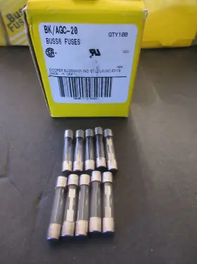 AGC-20A BUSSMANN Buss Bk Fuses Nos