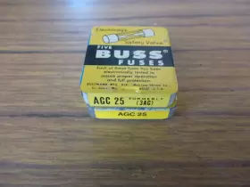 AGC25 BUSSMANN Bussman Agc Tin Top Buss Fuse Electric Repair