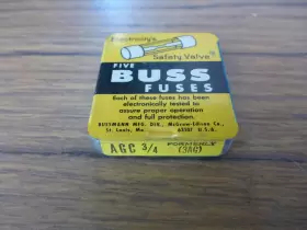 AGC3-4 BUSSMANN Bussman Agc Tin Top Buss Fuse Electric Repair