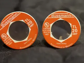 BPT20 BUSSMANN Bussman Delay Edison Base Plug Fuses