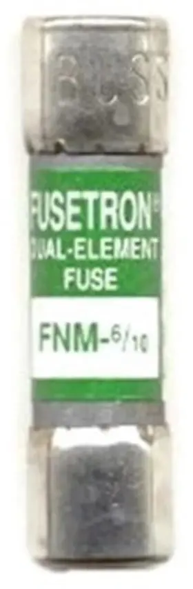 FNM-6-10 BUSSMANN FUSETRON Dual Element Fuse