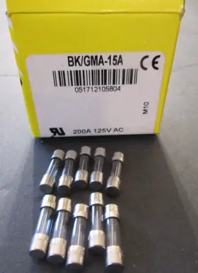 GMA-15 BUSSMANN Buss Fuses Blow