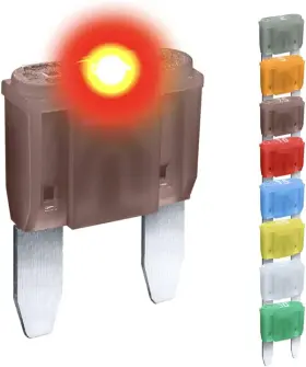CRX-7001-ASSORTMENT CARAX Fuse Mini Blade Smart Auto Glow
