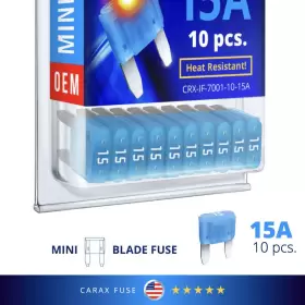 CRX-IF-7001-10-15A CARAX Glow Fuse Mini Blade Led Kit #3