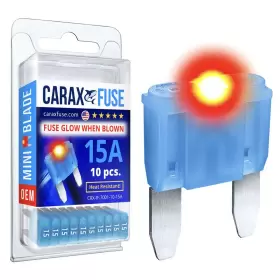 CRX-IF-7001-10-15A CARAX Glow Fuse Mini Blade Led Kit