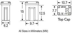 735626081576 CARSLOONG Pack Micro Cartridge Fmm Mcase Fuse #3