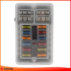 ZE1091150416711301G CCIYU Fuse Block Holder Box Blade Led Atc