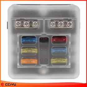 ZE959345316710601G CCIYU Fuse Box Block Holder Blade Led Car