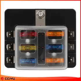 ZE959347416710701G CCIYU Blade Fuse Box Block Holder Led Car