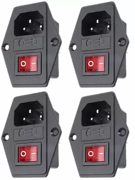 707018181997 CESS Ac Power Socket Switch Fuse Lamp Chassis Fu #3