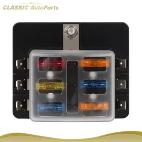 CL167TS107 CLASSIC-AUTOPARTS Blade Fuse Box Block Holder Led