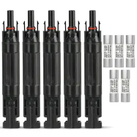 5PCS CNLONQCOM Pv Fuse Solar Holder Inline Waterproof Panel