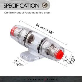 713001587899 CONEXT LINK Awg Agu Fuse Holder Zinc Die #3
