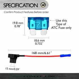 AFTATC-10 CONEXT LINK Circuit Device Fuse Tap Dual Protect #3