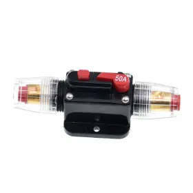 FHCB50 CONEXT LINK Inline Fuse Holder Circuit Breaker Awg Amp