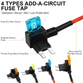 445034393392 COOCLENSPORTEY Pack Fuse Tap Car Circuit Kit #3