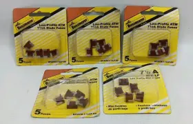 1-2A COOPER BUSSMAN Bp Atm Blade Fuses Card Amp Mini #2
