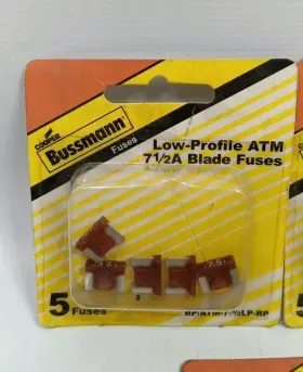 1-2A COOPER BUSSMAN Bp Atm Blade Fuses Card Amp Mini #3