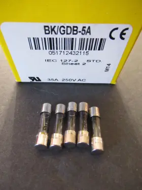 GDB-5A COOPER BUSSMANN Buss Fuse Volt