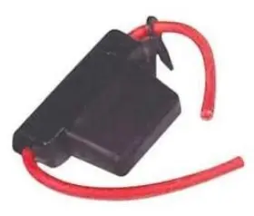 40A12009 CRIMP SUPPLY Inline Maxi Fuse Holder Cap Wire Leads