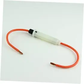 40A12024 CRIMP SUPPLY Glass Fuse Inline Holder Wire Leads