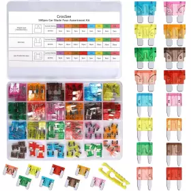 445020247296 CROCSEE Car Blade Fuses Mini Kit