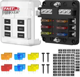 313104484462 DAIERTEK Fuse Block Volt Box Ato Atc Marine