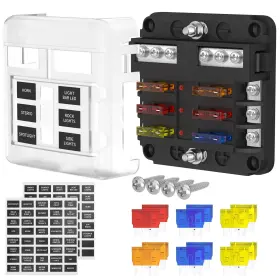 715748475132 DAIERTEK Fuse Block Led Indicator Light Volt Box