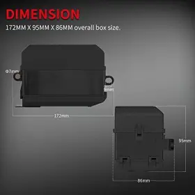 717664070651 DAIERTEK Relay Box Slots Fuse Block Atc Ato #2