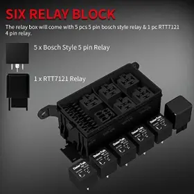 717664070651 DAIERTEK Relay Box Slots Fuse Block Atc Ato #3