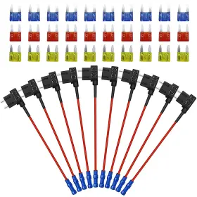445028830841 DEALSDAY Pack Car Circuit Fuse Tap Adapter Piggy
