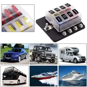 550732471130 DICTORCOLTD Blade Led Fuse Box Block Holder Ato