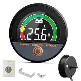 5918 DRACLISS Voltage Meter Waterproof Battery Lcd Digital